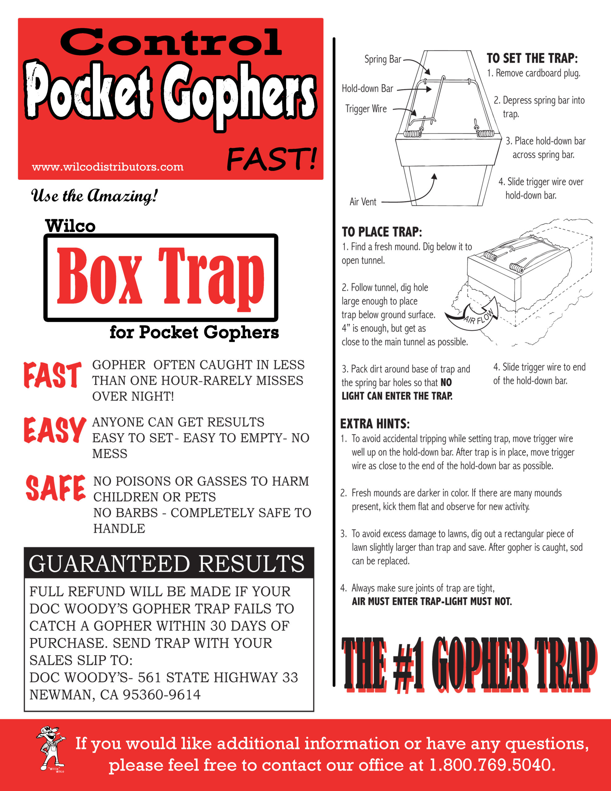 How to Set a Wilco Box Trap for Gophers