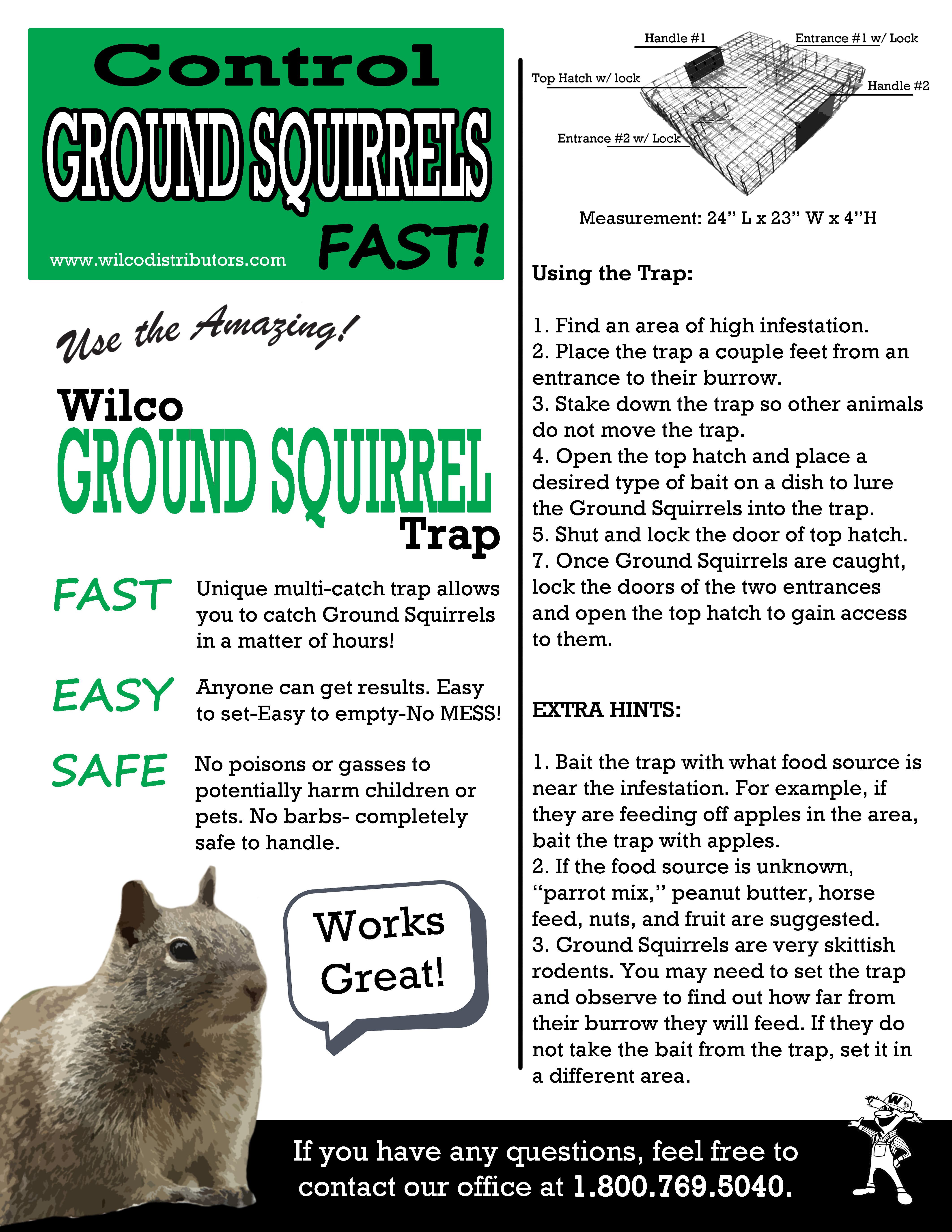 Ground-Squirrel-Trap-how-to-use-Flyer
