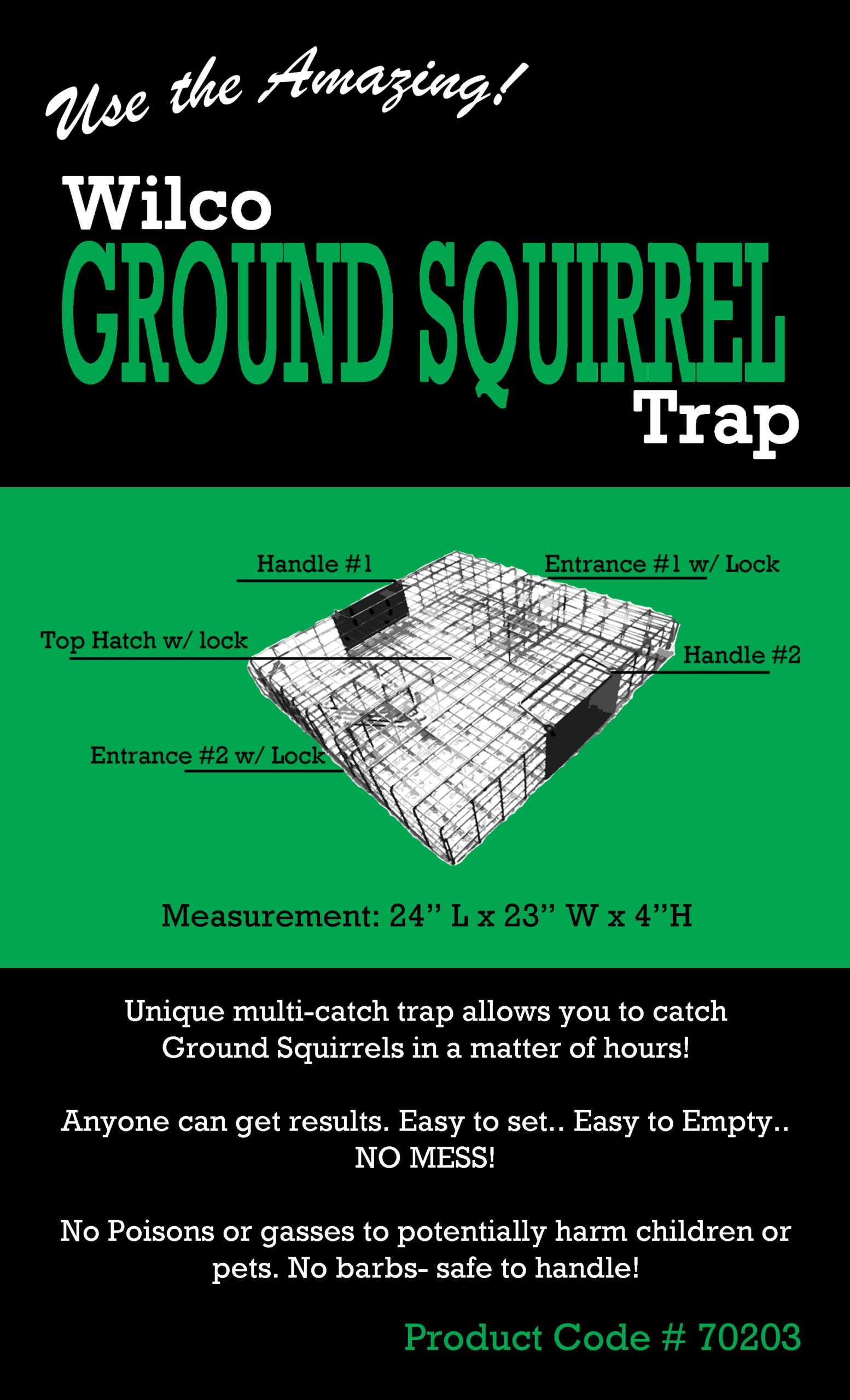Wilco Ground Squirrel Trap