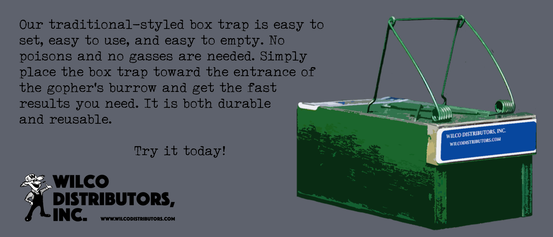 Try this trap, today!
